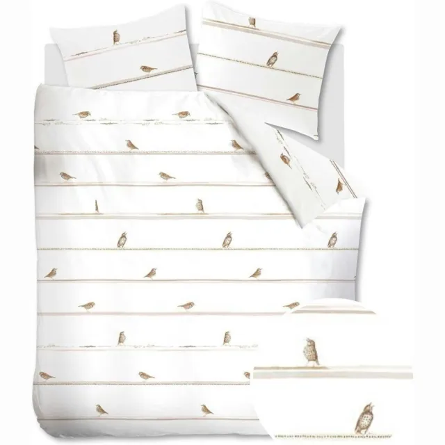 Marjolein Bastin Thrush dekbedovertrek - Tweepersoons - 200x200/220 - Naturel