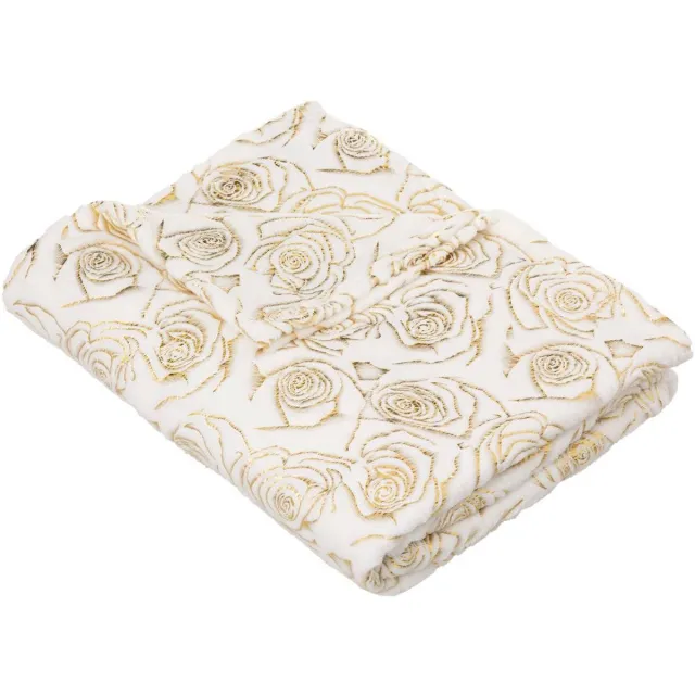 Atmosphera Créateur d'intérieur® ROZE PAREL PLAID 130X180 Blanc