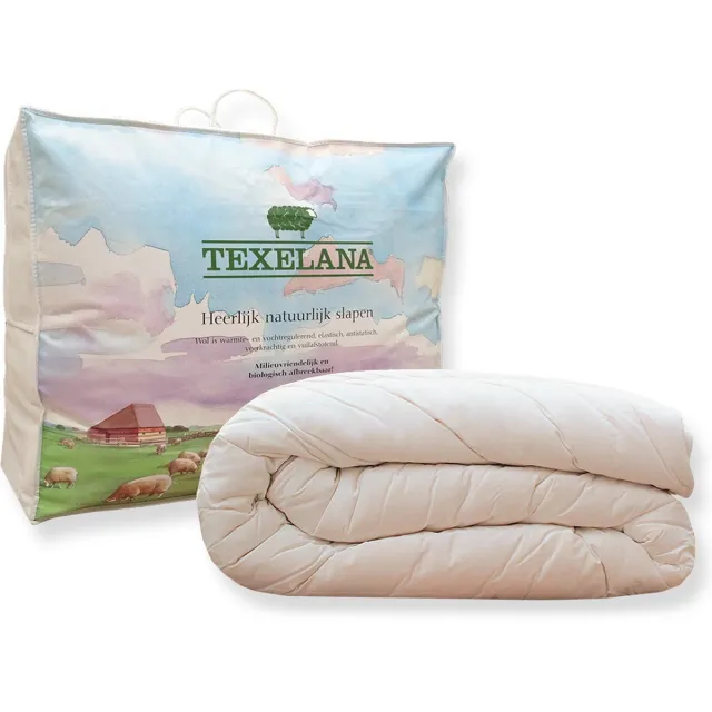 Texelana Standaard 4-seizoenen wollen dekbed - All season - 240x200 Wit
