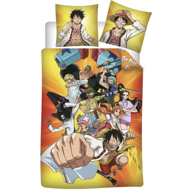 One Piece Personages Dekbedovertrek 100% Katoen ( + ) Veelkleurig