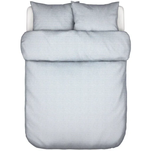 Marc O'Polo Loke Dekbedovertrek Biologisch Katoensatijn Calm blue - Lits-Jumeaux XL – 260x200/220 cm