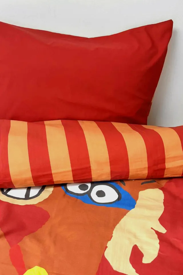 Woody Dekbedovertrek woody pony Rood