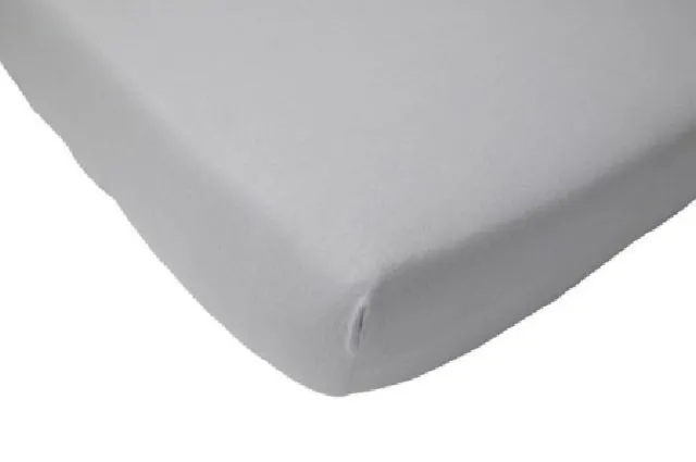Welterusten FLANEL hoeslaken - 180 x 200 - EXTRA WARM - met hoek van 30cm - GRIJS