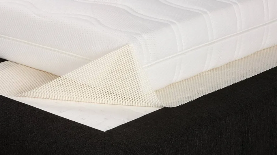 Polydaun anti slip matras onderlegger ecru, foto 2
