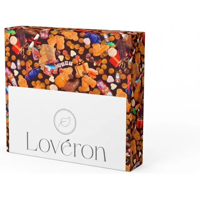 Lovéron kussensloop - Sinterklaas - Handgemaakt - Katoen - 1 stuk - 40x60 cm - Multi kleur