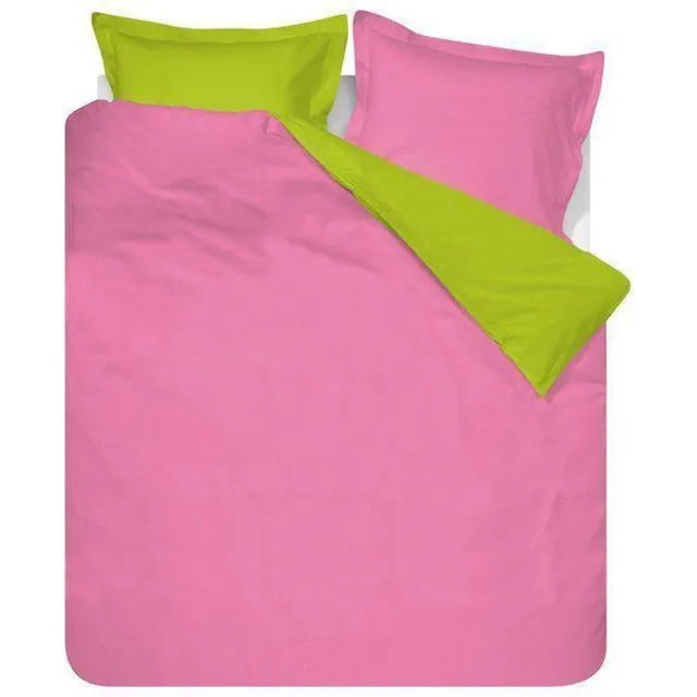Cameleon Dekbedovertrekset DF-Fuchsia/appelgr