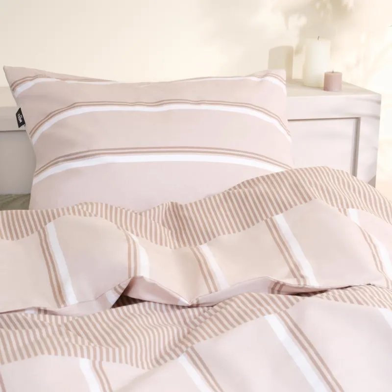 Mexx Home katoenen dekbedovertrek - beige, foto 3