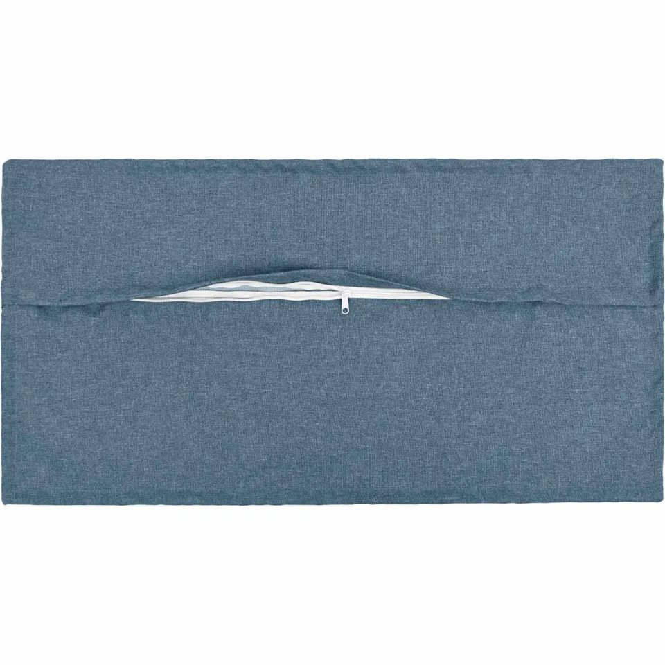 vidaXL Kussensloop 2 st HOUTEN Jeans Blauw 40 x 80 cm Faux Linnen, foto 4