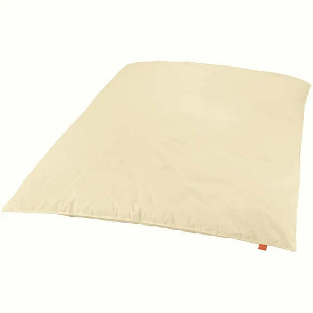Sleepling 135 x 200 cm veren dekbed | ballondekbed | warm winterdekbed | hoes van katoen | vulling van nieuwe veren | Downpass- en Nomite-gecertificeerd | Made in EU | wasbaar op 60 graden | creme