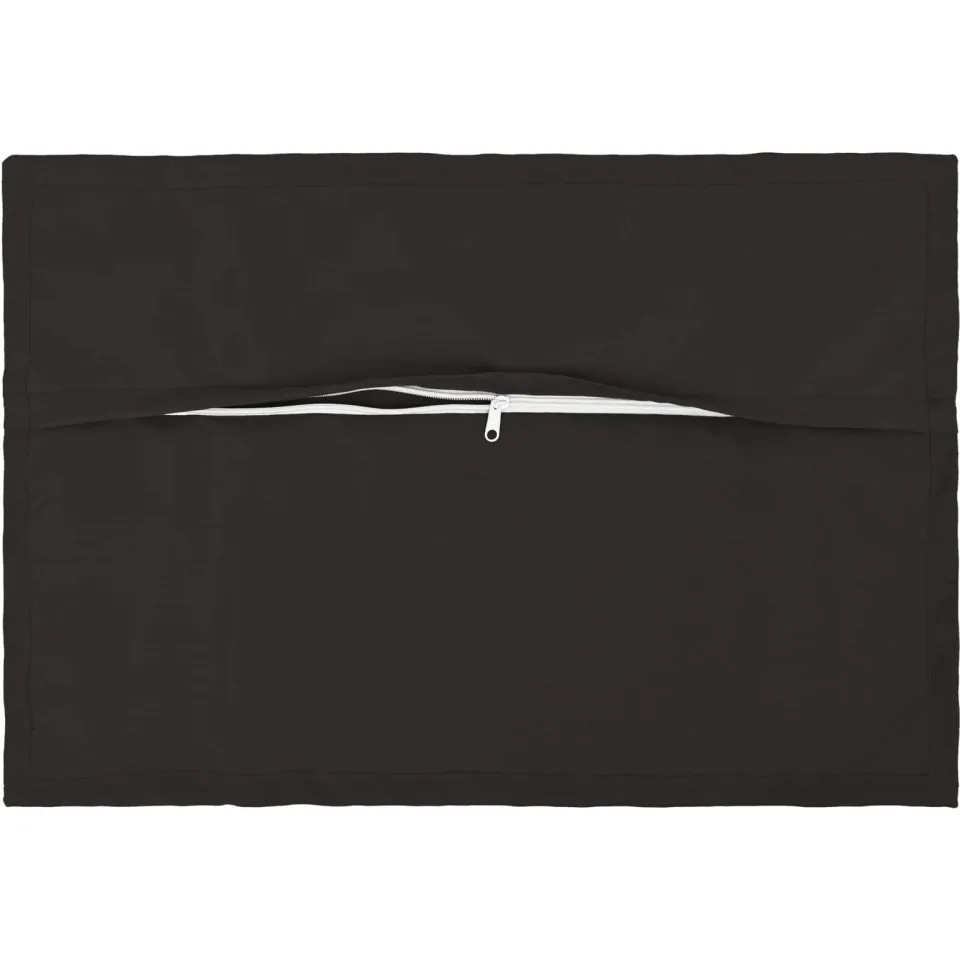vidaXL Kussensloop 2 st HOUTEN Zwart 50 x 80 cm Polyester, foto 4