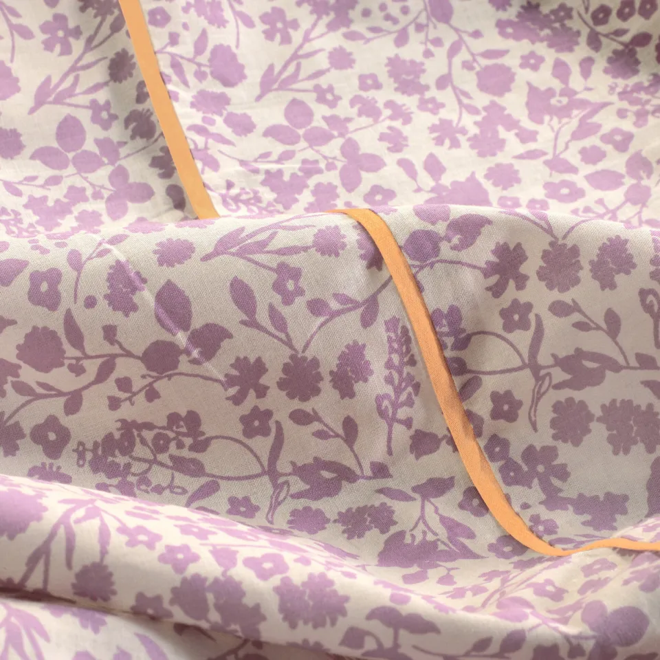 NOUS Living dekbedovertrek lits-jumeaux met bloemenprint roze, foto 7