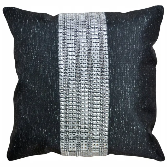 Jedeka Moderne Decoratieve Sierkussenhoes Oskar 40x40 Zwart