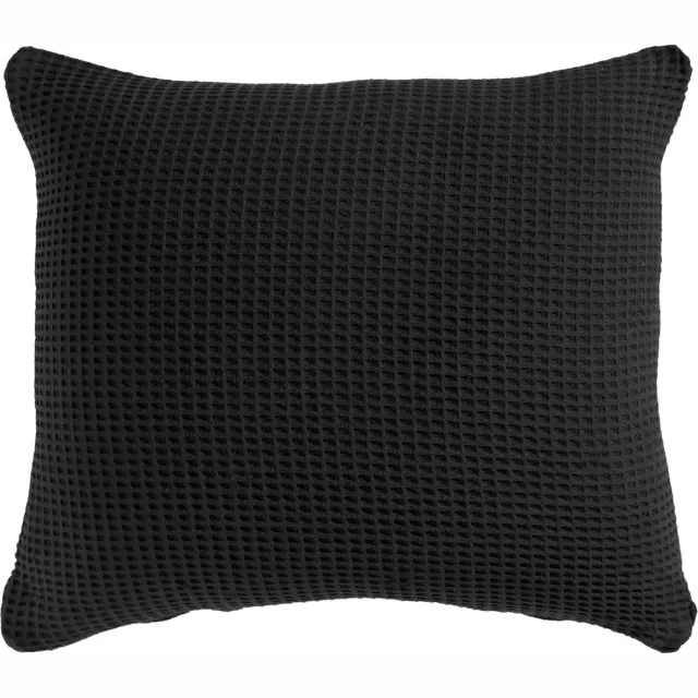 Heckettlane Heckett & Lane Wafel Kussensloop Katoen - deep black 60x70cm