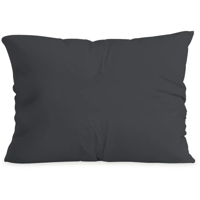 Zelesta Comfort Duo Kussensloop - Zacht zwart - 60x70cm - Set van 2 kussenslopen Anthracite