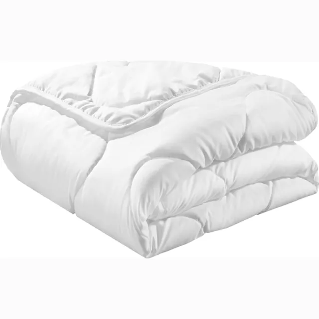 princessdekbedden 100% Soft Katoen-Tijk- Princessdekbed All year Enkel dekbed- Eenpersoons-Extra Lang-140x220 cm - Anti Allergie - Wasbaar - Wit