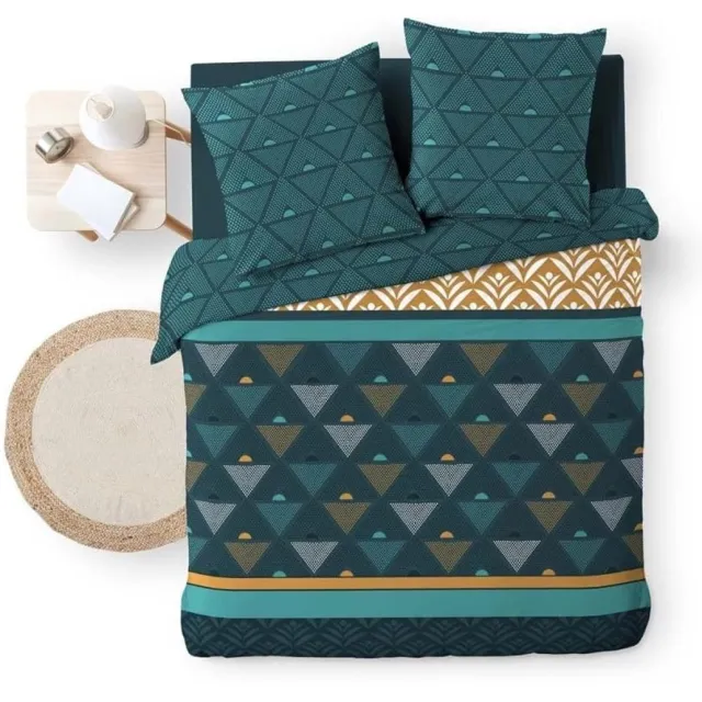 KGS Promolinge Triad Set - Bedrukte microvezel Groen