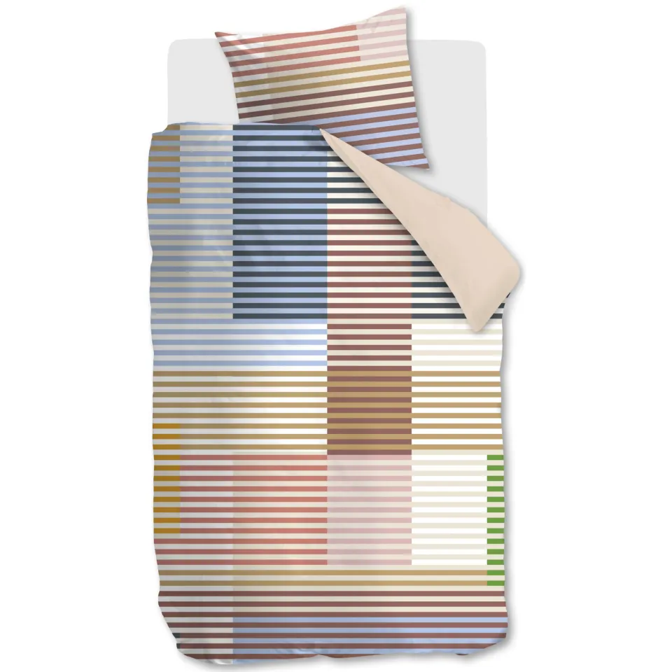 Beddinghouse Dutch Design katoen-lyocell dekbedovertrek 1-persoons multicolor