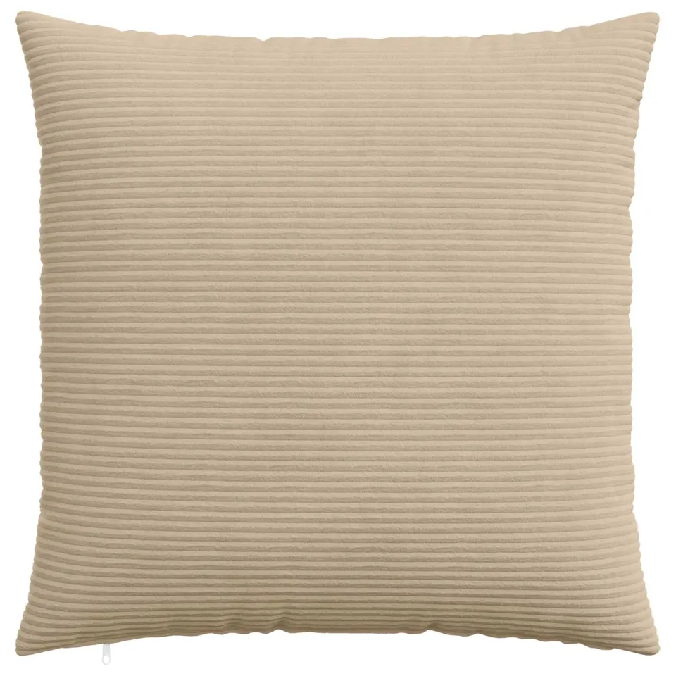 vidaXL Kussensloop 2 st HEERLEN Taupe 55 x 55 cm corduroy
