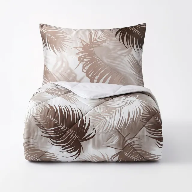 Sleeptime 2 in 1 Dekbed zonder Overtrek Jayda - Wasbaar Dekbed - 200x200 - Zand