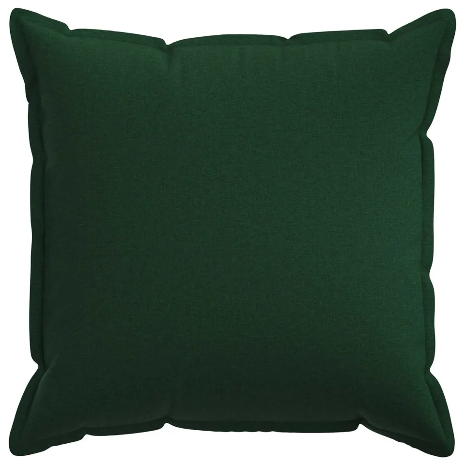 vidaXL Kussensloop 2 st HOUTEN Donkergroen 60 x 60 cm Faux Linnen