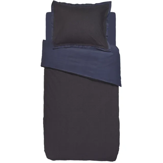Moooi Calligraphy Bird dekbedovertrek - Eenpersoons - 140x200/220 - Blauw