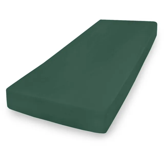 Matex PREMIUM Serie - Jersey Hoeslaken - 90x200/100x200 cm - Flesgroen