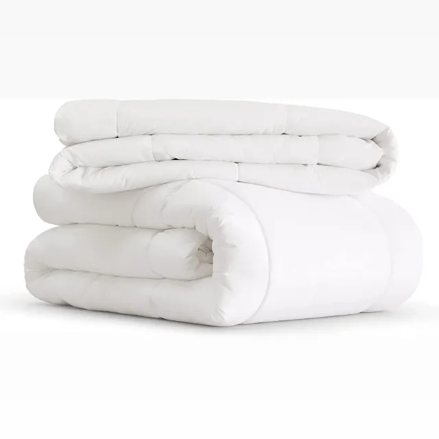 Bedsure Dekbedovertrek 200x200 cm 4 seizoenen, Oeko-Test gecertificeerde ademende sprei, superzachte, gezellige dekbed Wit