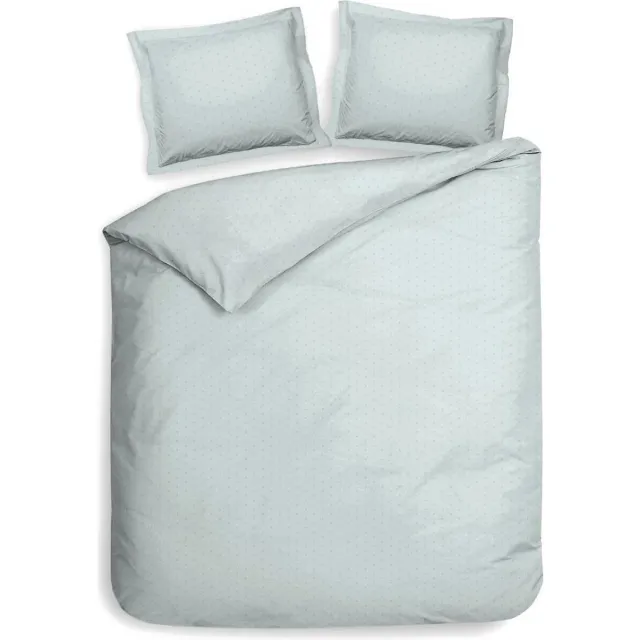 Heckett & Lane Puntini Dekbedovertrek - Chalk Blue Blauw