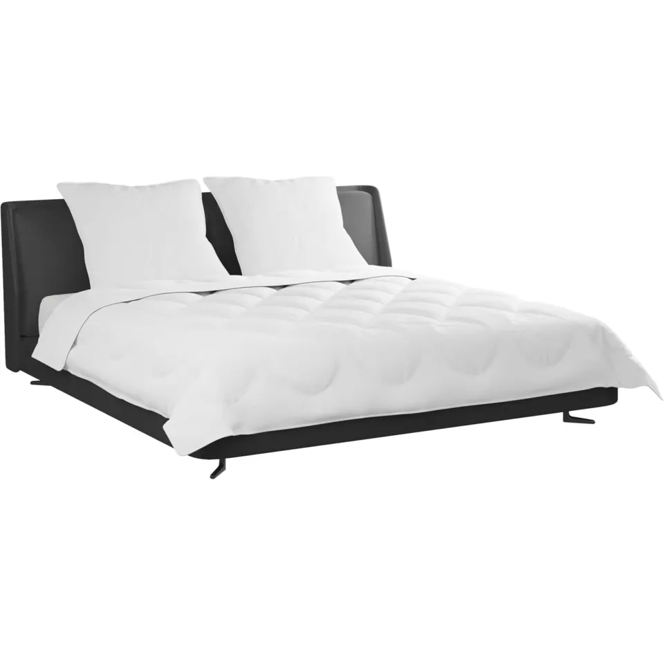 vidaXL Dekbed met kussen 3 st Wit Microvezel, foto 3