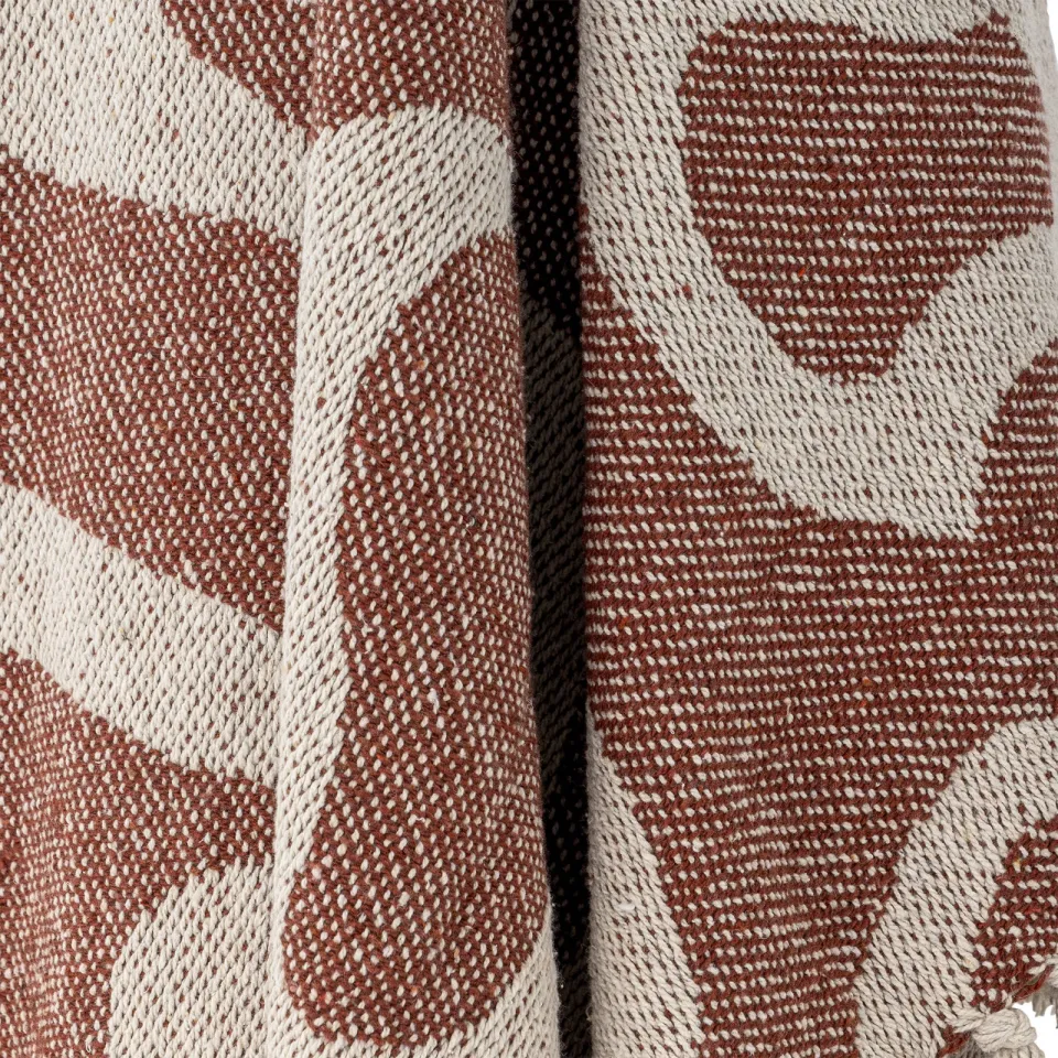 Bloomingville plaid Salobre roestbruin, foto 5