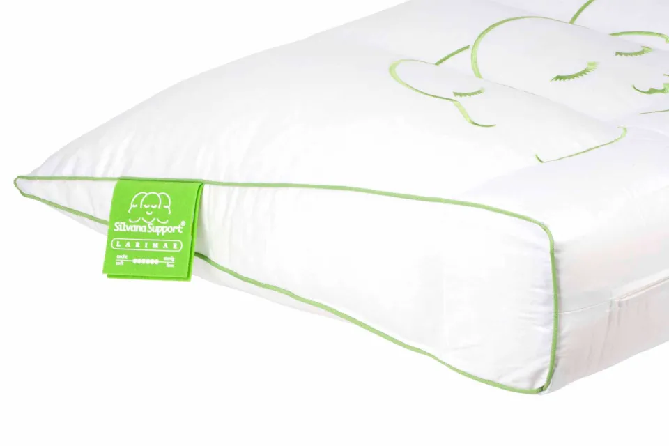 Silvana Support Groen latexhoofdkussen extra stevig wit, foto 3