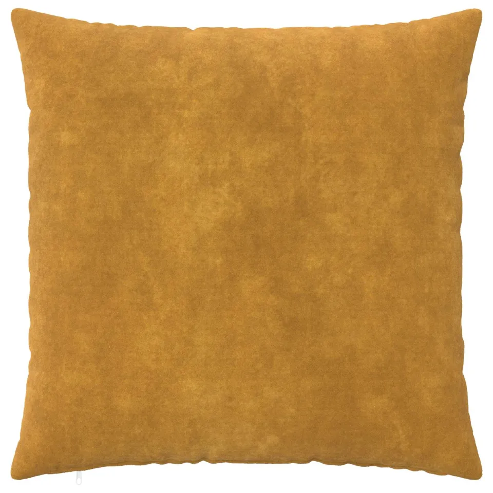 vidaXL Kussensloop 6 st HEERLEN Geel 60 x 60 cm Microfiber Fleece
