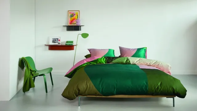 Beddinghouse Dutch Design Abbey Road dekbedovertrek - Lits-Jumeaux - 240 x 200/220 cm - Groen