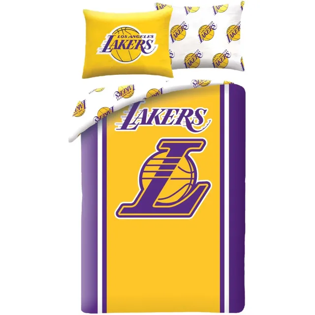 LA Lakers Dekbedovertrek, Logo - Polyester Multi