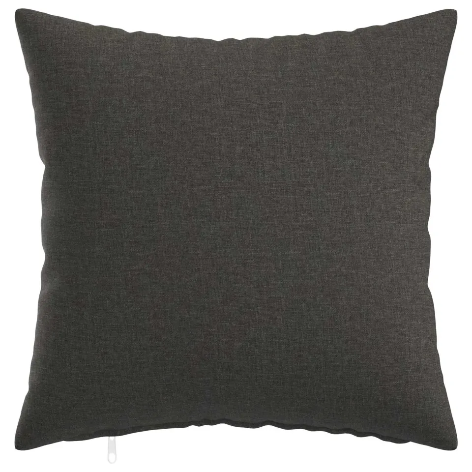 vidaXL Kussensloop 6 st HEERLEN Donkergrijs 45 x 45 cm Stof