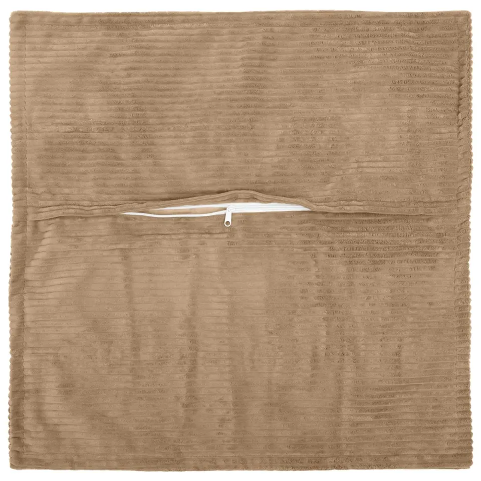 vidaXL Kussensloop 6 st HOUTEN Bruin 80 x 80 cm corduroy, foto 4