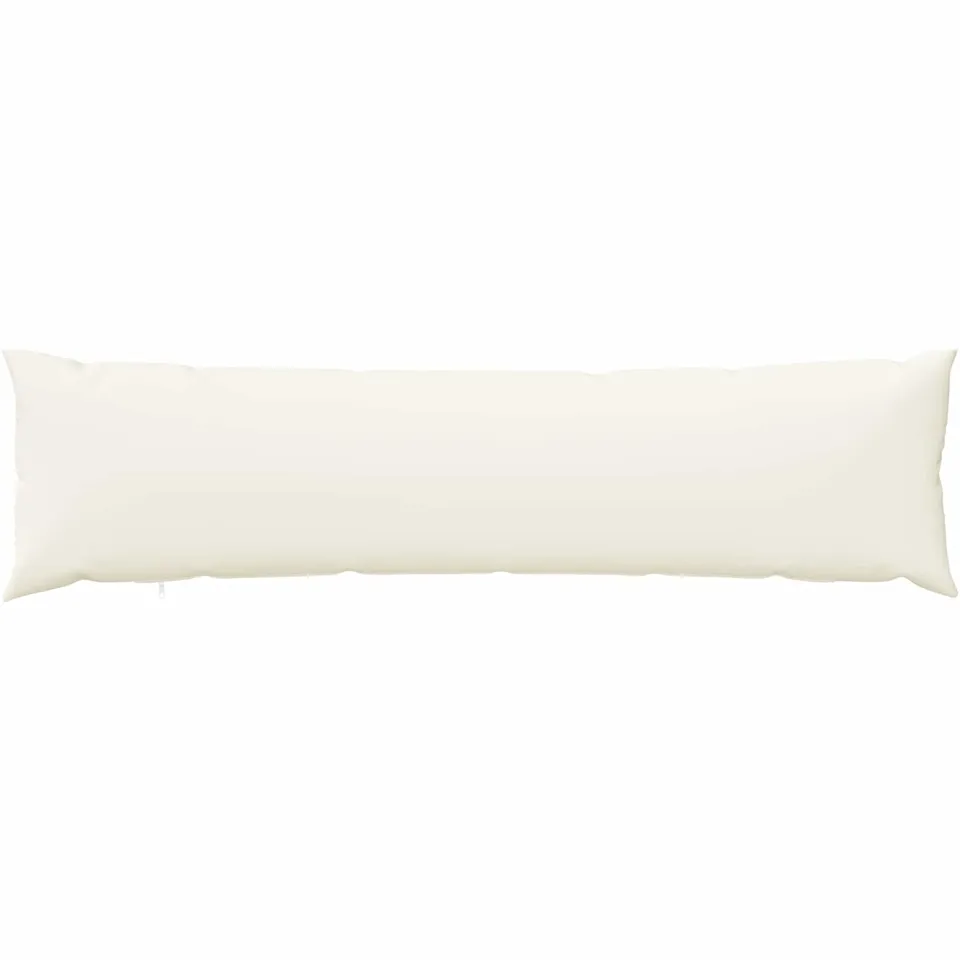 vidaXL Kussensloop HEERLEN Wit 40 x 145 cm Stof