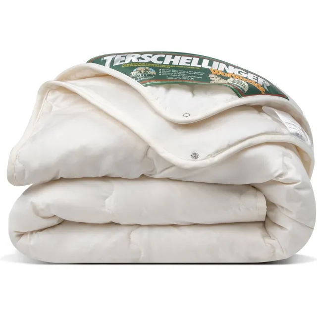 Terschellinger Wolweelde Terschellinger Wollen 4-Seizoenen Kinderdekbed - 100% Zuiver Scheerwollen Peuter Dekbed - 100x140 cm Creme
