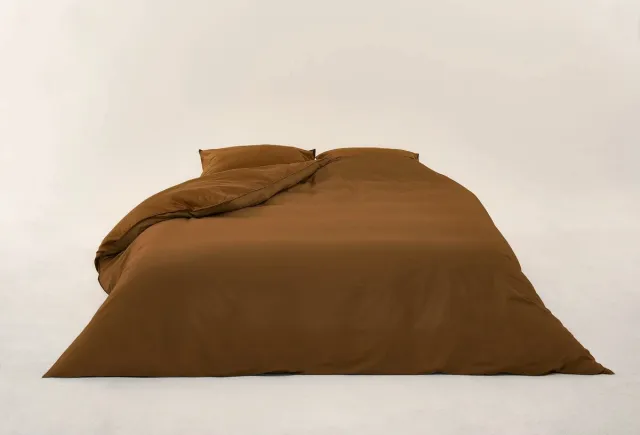 Gualtheri Home dekbedovertrek - Lits-jumeaux XL (260x200/220 cm) - Bruin