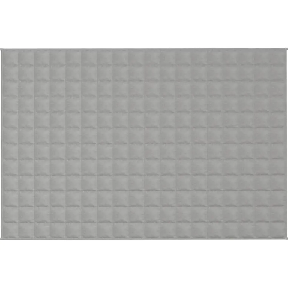 vidaXL Verzwaringsdeken 122x183 cm 5 kg stof grijs, foto 3