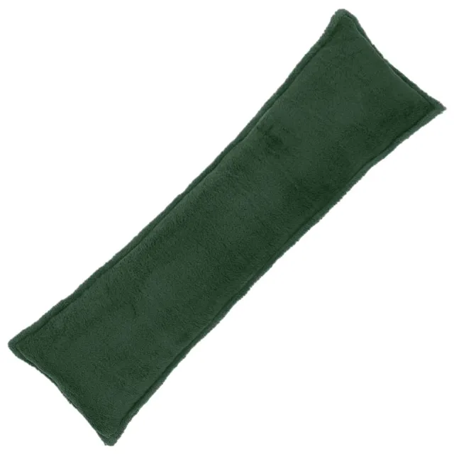 vidaXL Kussensloop HOUTEN Donkergroen 40 x 145 cm Bouclé