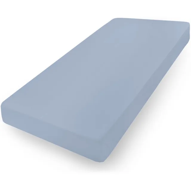 Matex Premium - Jersey Hoeslaken - 180x200 - Blauw - 100% Katoen