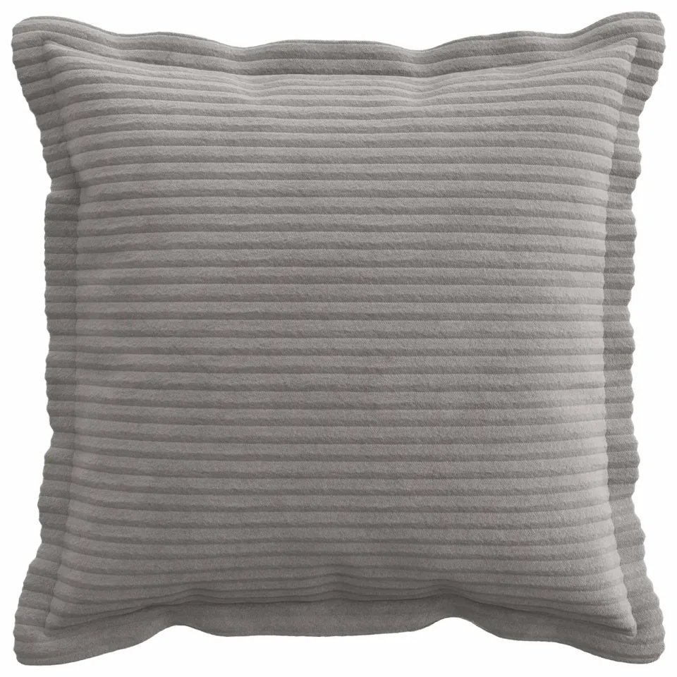vidaXL Kussensloop 12 st HOUTEN Lichtgrijs 45 x 45 cm corduroy