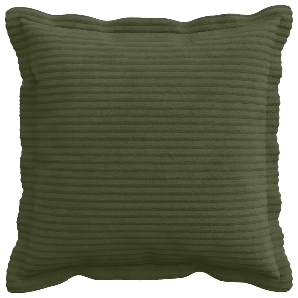 vidaXL Kussensloop 12 st HOUTEN Groen 40 x 40 cm corduroy