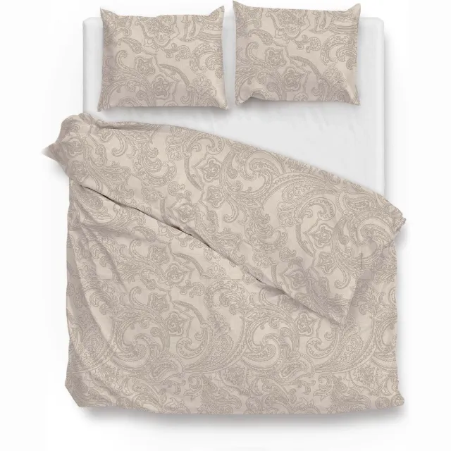 Zohome Paisley-di-Lino Dekbedovertrek - Katoen - Beige, foto 2