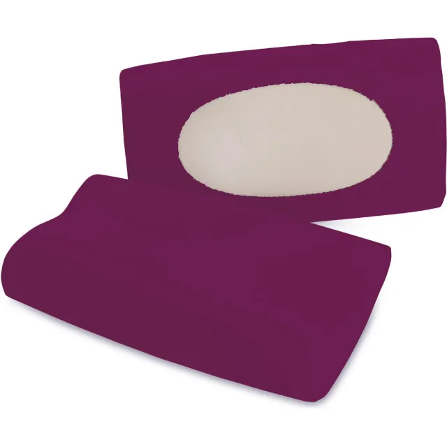 schlafgut Pure flexible Kussensloop S-XL 542 Purple Deep Roze