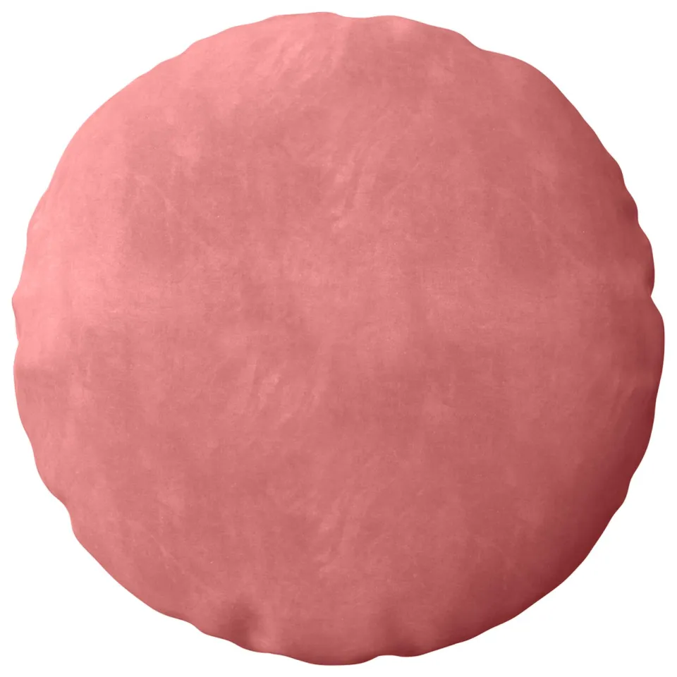 vidaXL Kussensloop 6 st HEERLEN Roze Dia. 60 cm fluweel