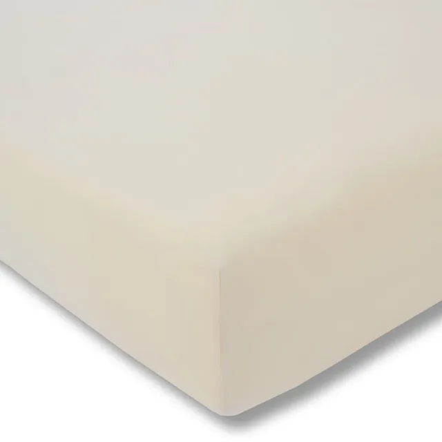 Estella 205 Jersey-Stretch - Hoeslaken - 100 x 200 cm - Beige