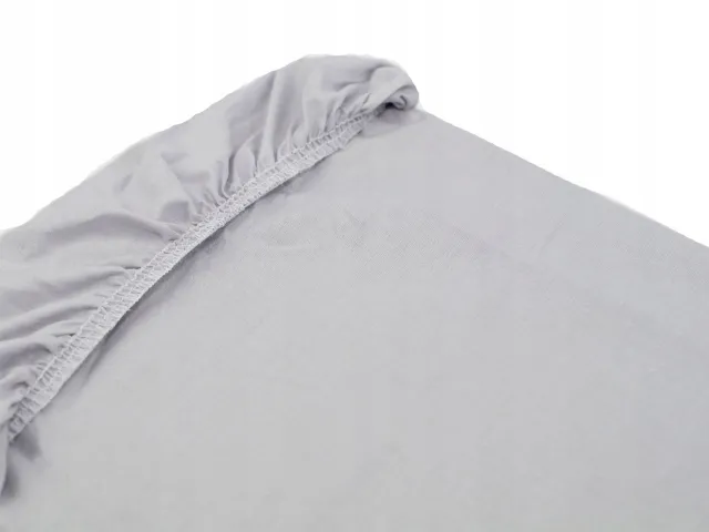 Małe Duże Hoeslaken Katoen 70x140cm met Elastiek voor Kinderbed grijs effen