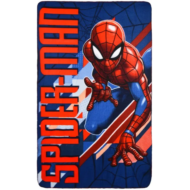 Spider-Man Spiderman Fleece deken 100 x 150 cm Blauw